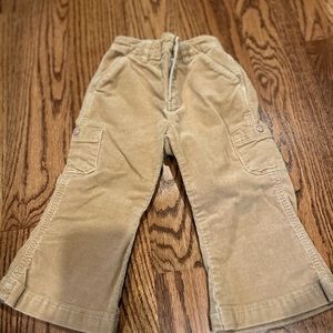 Baby Gap Little girl tan corduroy pants. Flare leg 18-24 months
